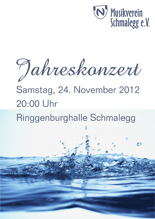 Plakat Herbstkonzert 2012