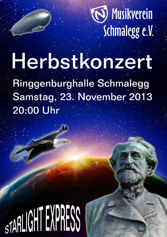 Plakat Herbstkonzert 2013