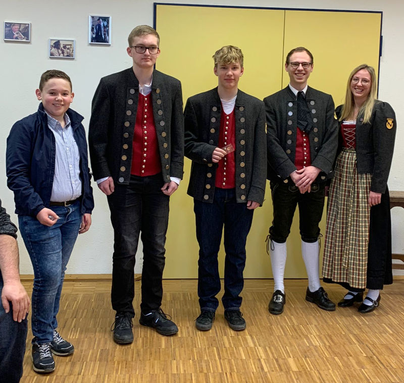 Ehrung bestandene D1 Pr&uuml;fung 2023