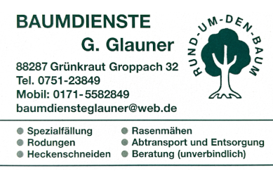 Logo Baumdienste G. Glauner